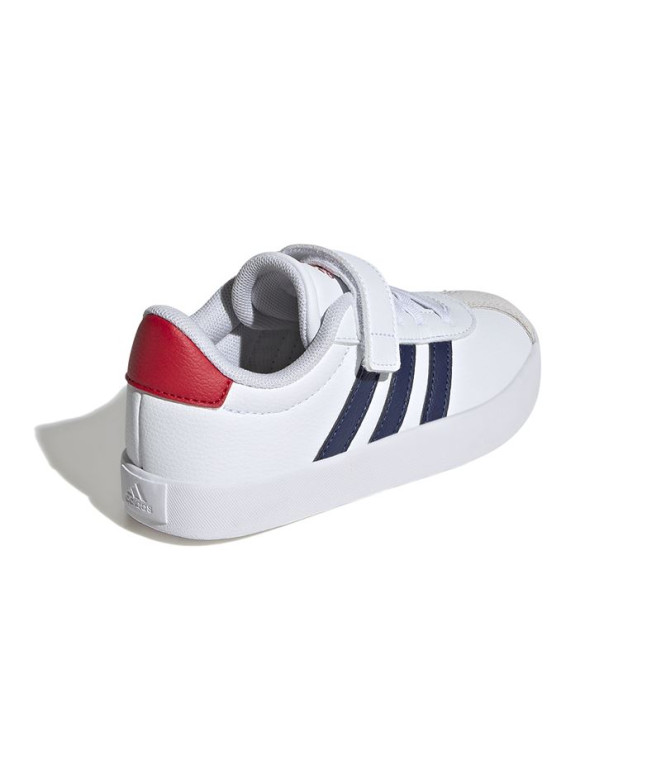 Chaussures adidas Court Enfant VL 3.0 Blanc