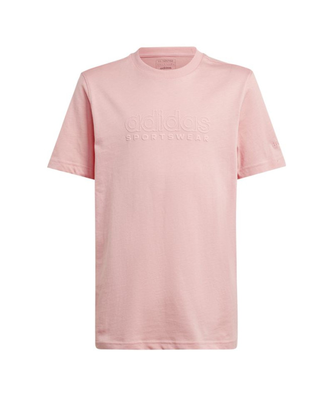 Camiseta adidas All Szn Graphics Infantil Amarillo