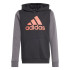 Sudadera adidas Essentials Big Logo Colorblock Infantil Negro