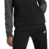 Moletom adidas Infantil Essentials Big Logo Colorblock Preto