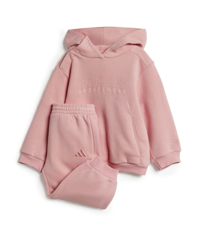 Conjunto adidas Set Infantil Todos os gráficos Szn cor-de-rosa