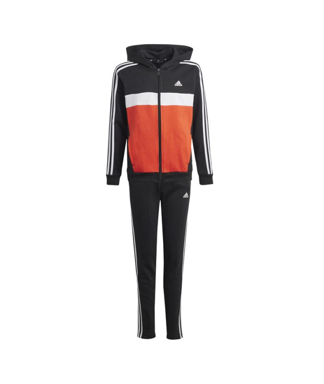 Chandal adidas Tiberio 3-Stripes Colorblock Fleece Infantil Negro