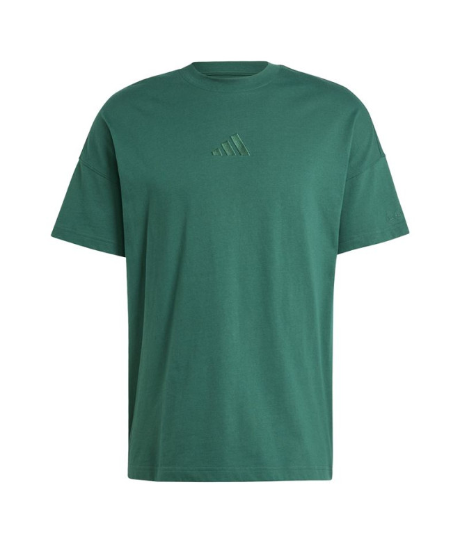 Camiseta adidas All Szn Hombre Verde Oscuro