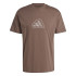 Camiseta adidas Homem All Szn Graphic Seasonal Castanho