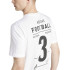 Camiseta Futebol adidas Homem da categoria Logótipo branco/preto
