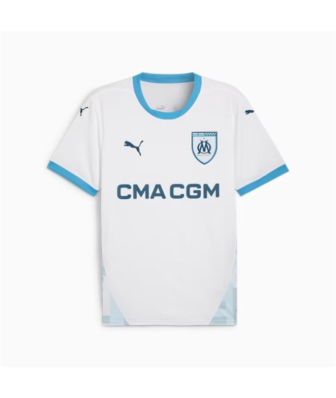 Camiseta Futebol de Puma Olynpique de Marseille Home Jersey Réplica Homem