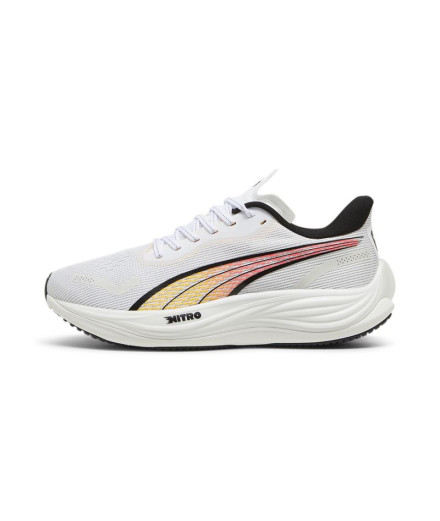 Chaussures de Running Puma Velocity Nitro 3 Homme Blanc