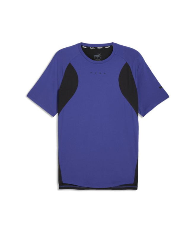Camiseta de Fitness Puma Cloudspun Soft Breathable Hombre Azul