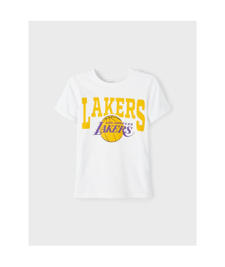 Camiseta Nomeie-o Nkmmads Nba Box Noos Ous Preto Menino