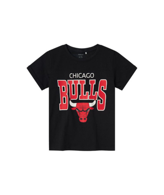 Camiseta Name it Nkmmads Nba Box Noos Ous Preto Menino