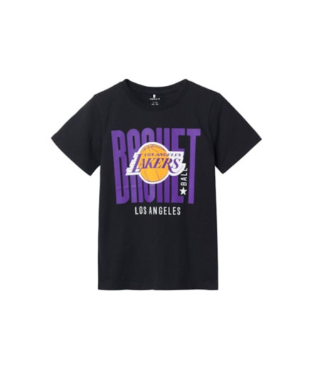 Camiseta Name it mnald Nba Ous Negro Infantil