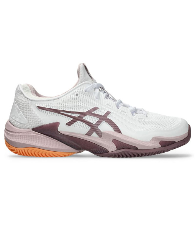 Chaussures Tennis Court Femme by ASICS Ff 3 Clay White