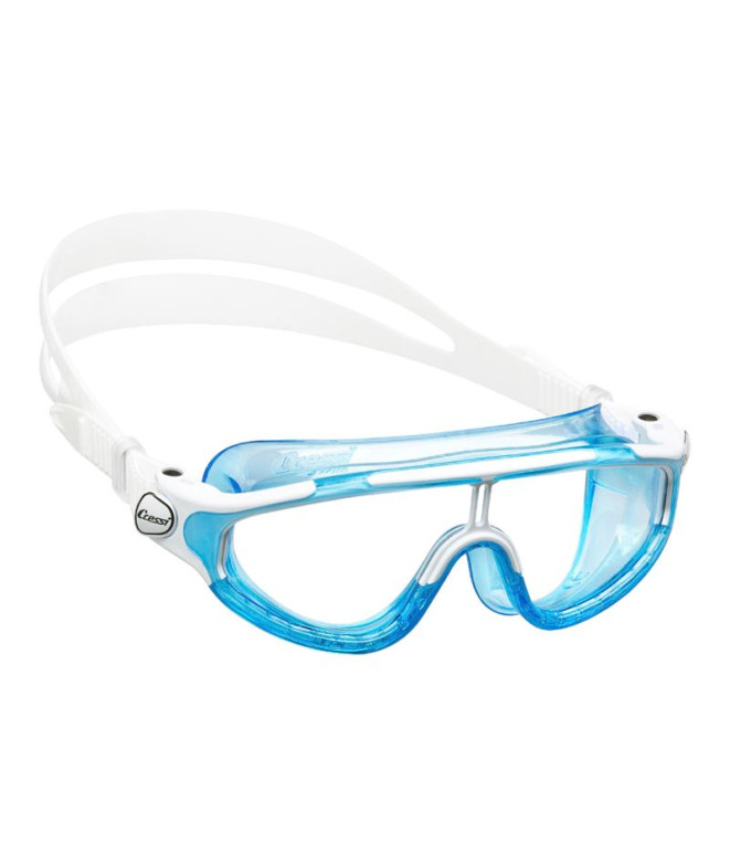 plongée Lunettes de protection Cressi King Baloo Bleu/Blanc