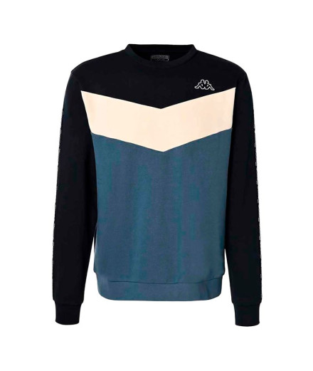 Sweat Kappa Homme Idisson Active Homme Bleu Océan/Blanc...