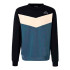 Moletom Kappa Homem Idisson Active Man Azul Oceano/Branco Natural/Azul