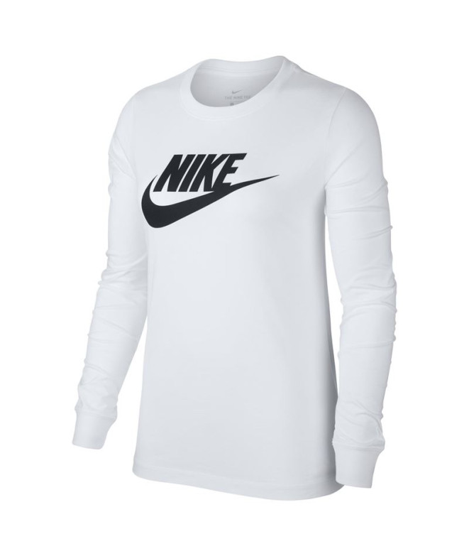 Camiseta Nike Essential Futura blanco Mujer