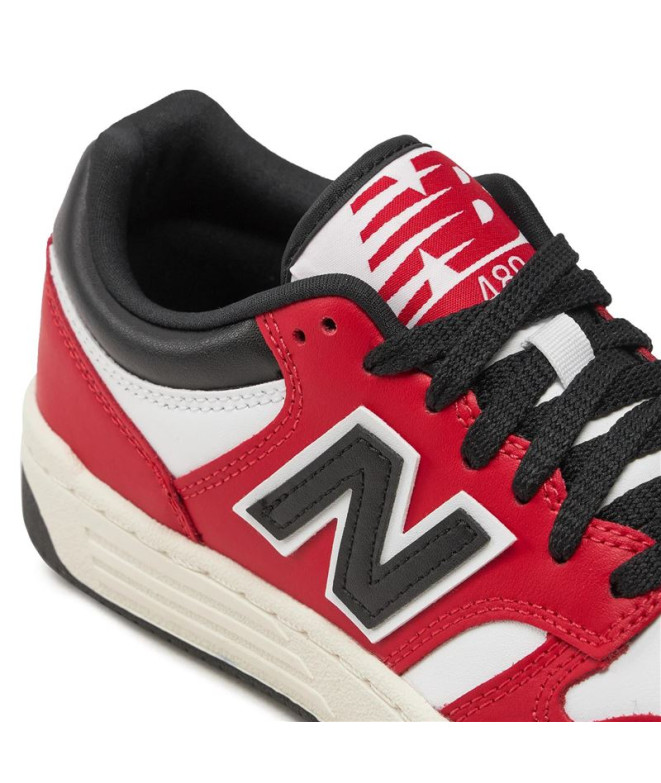 Sapatilhas New Balance 480 Vermelho/Branco...
