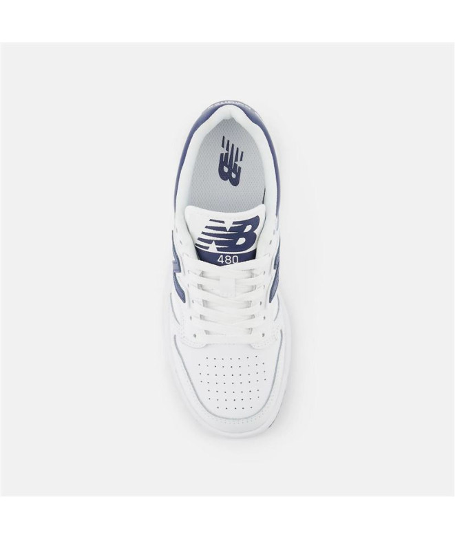 Sapatilhas New Balance 480 Branco/Azul Infantil