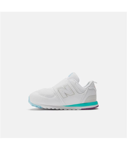 Sapatilhas New Balance 574 NEW-B HOOK & LOOP Branco Infantil 2