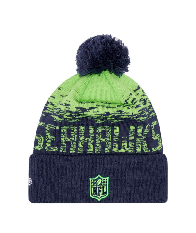 Bonnet New Era NFL Seahawks Bleu/Vert