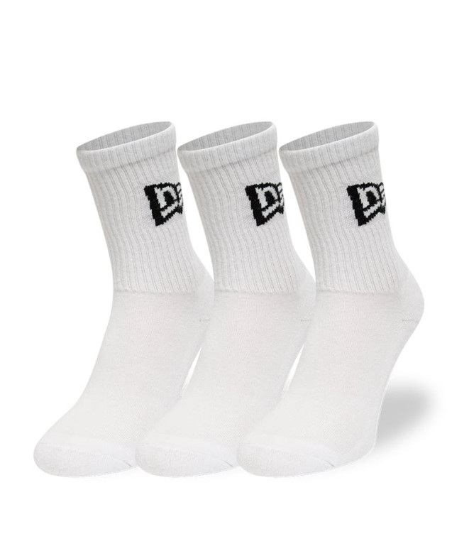 calcetines New Era Flag Crew Sock NE WHI