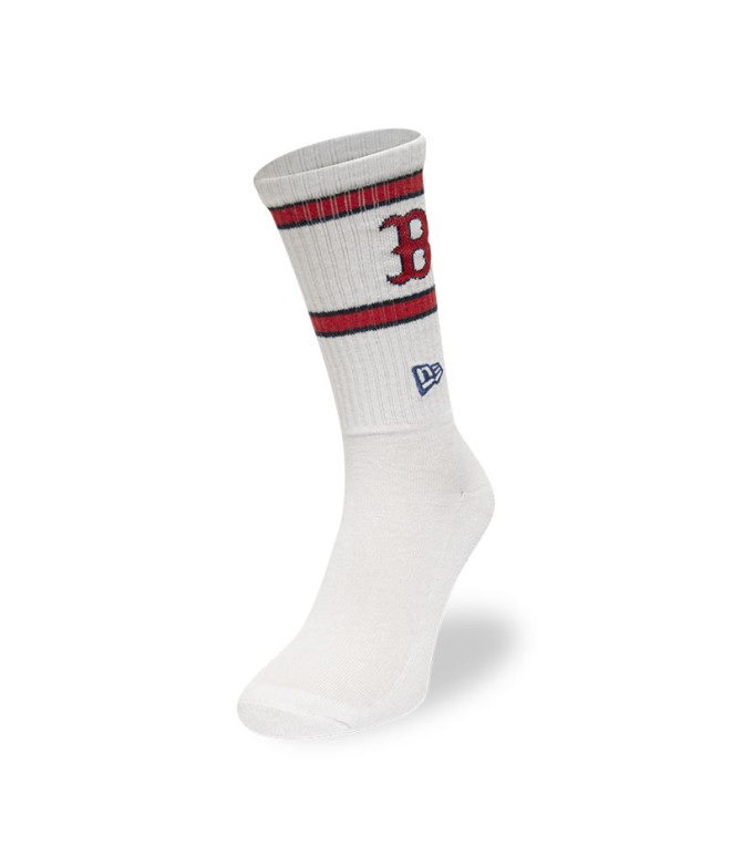 Chaussettes New Era MLB Premium Boston Red Sox White