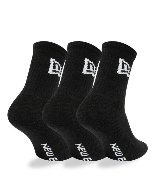 Chaussettes New Era Flag Sneaker Sock NE BLK