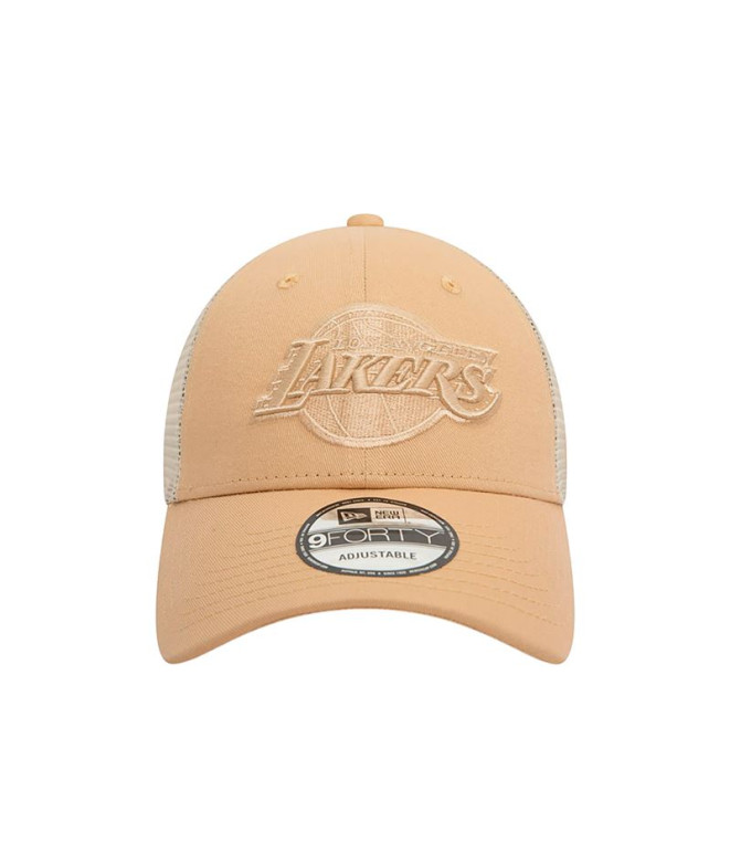 Gorra New Era LA Lakers NBA 9FORTY Trucker Hombre Marrón
