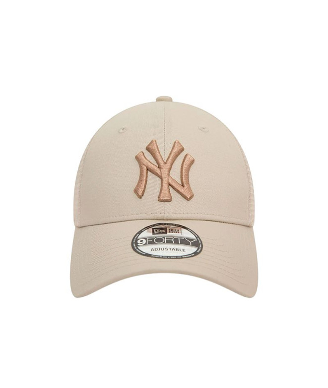 Casquette New Era Homme New York Yankees Home Field 9FORTY Trucker Marron