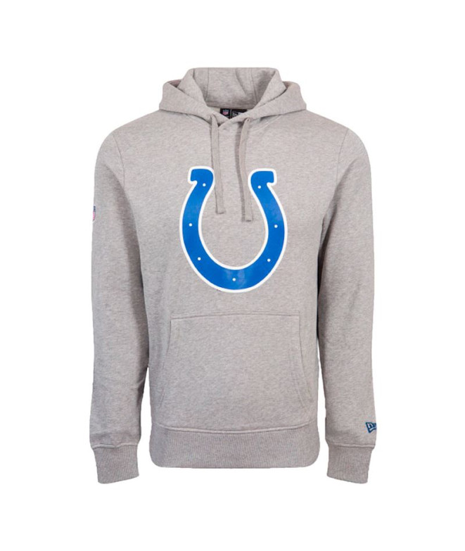 Moletom New Era Indianapolis Colts NFL Regular Cinzento Homem