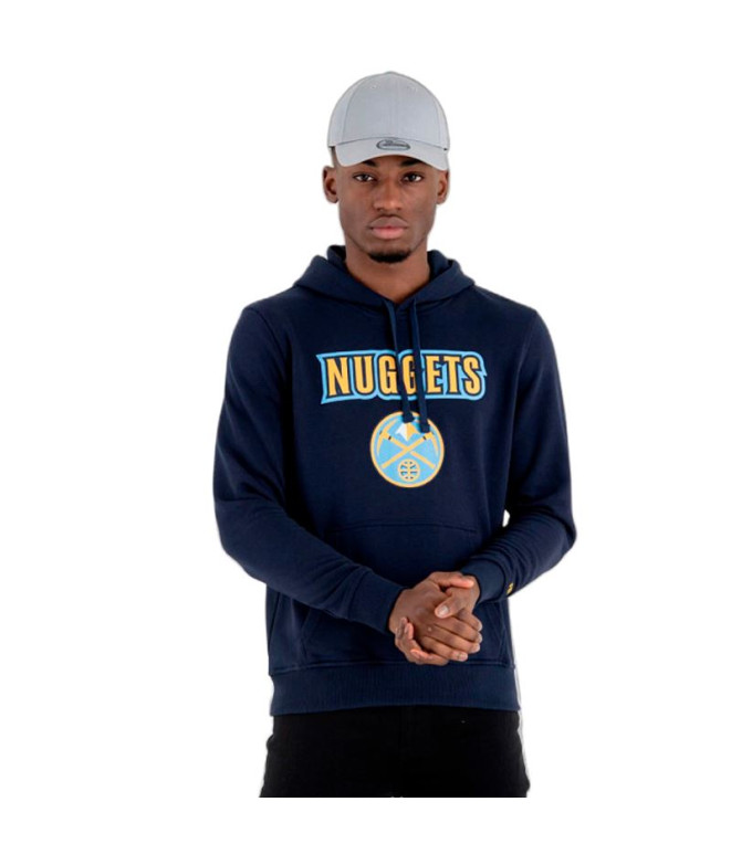 Sudadera New Era NBA Regular Denver Nuggets Azul Hombre