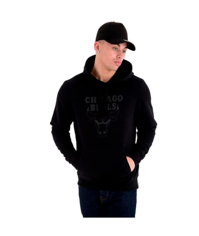 Sudadera New Era NBA Regular Chicago Bulls Negro Hombre