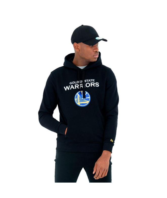 Sudadera New Era NBA Regular Golden State Warriors Negro Hombre