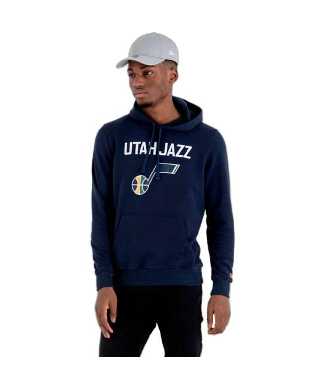 Sudadera New Era NBA Regular Utah Jazz Gris Hombre