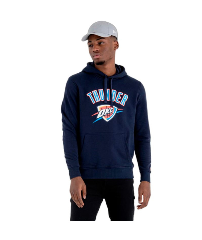 Moletom New Era NBA Regular Oklahoma City Thunder Azul Homem