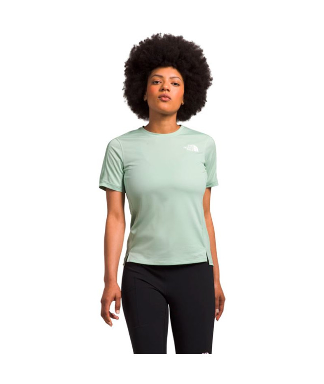 Camiseta Trail The North Face de Sunriser Green Mulher