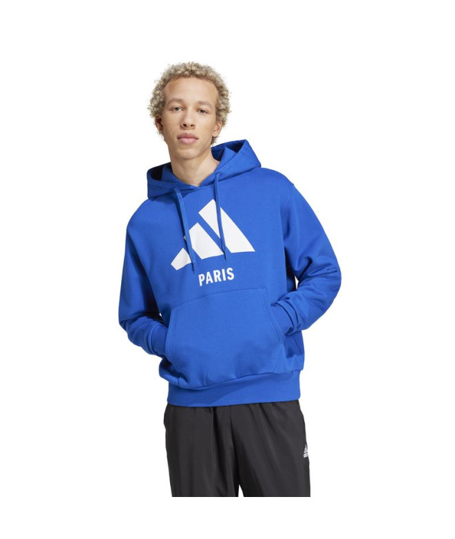 Sudadera adidas Paris Hoodie Azul