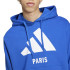Moletom adidas Casaco com capuz Paris Azul