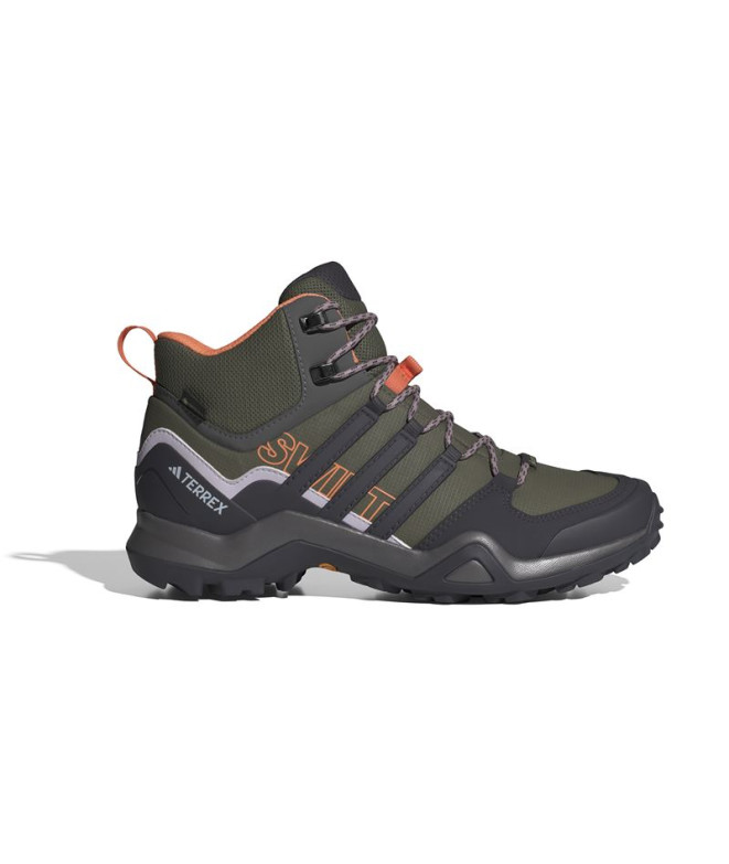 Botas de Montagne adidas Femme Terrex Swift R2 Mid Gore-Tex Hiking Olive Green