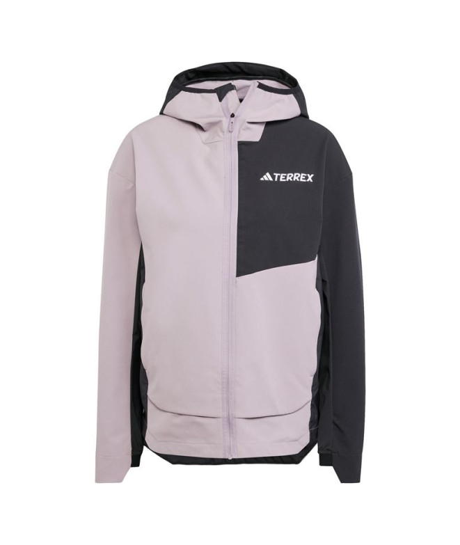 Casaco Montanha adidas Mulher por Terrex Multi Softshell Lila