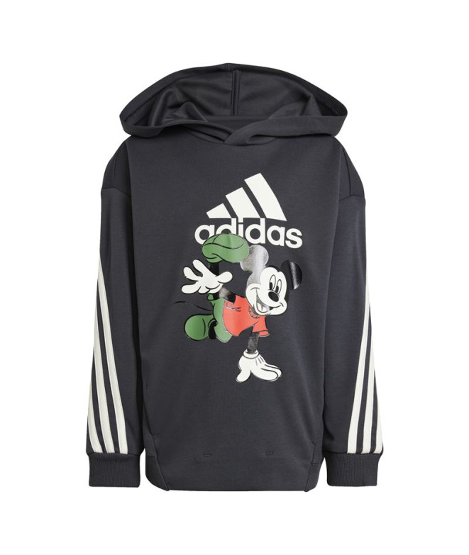 Sudadera adidas Disney Mickey Mouse Infantil Carbón/Blanco