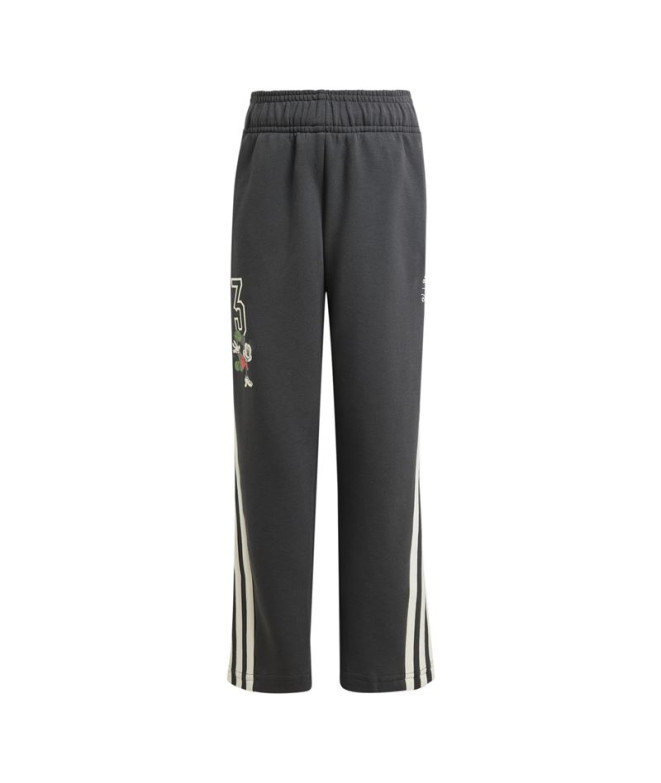 Pantalones adidas Disey Logo Infantil Carbón/Blanco