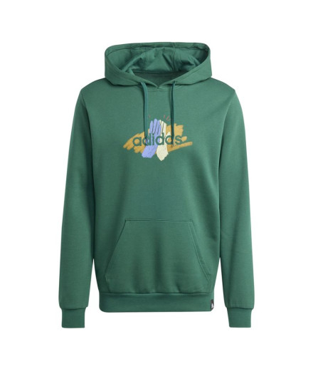 Sudadera adidas Codes Graphic Hombre Verde Oscuro