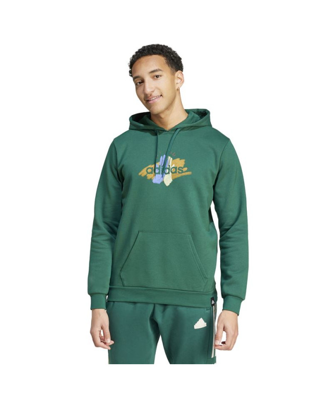 Sweat adidas Homme Codes Graphic Dark Green