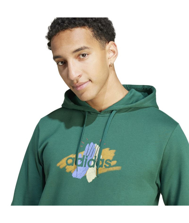 Sweat adidas Homme Codes Graphic Dark Green