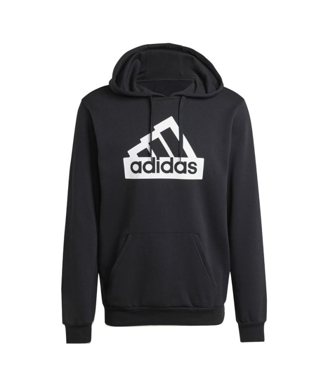 Moletom adidas Homem Casaco com capuz gráfico Modern Essentials Preto