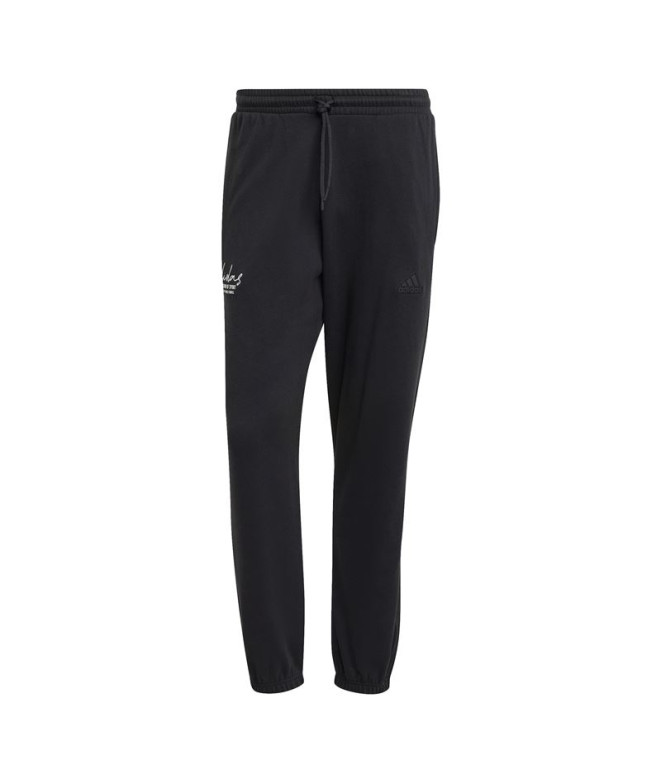 Pantalón adidas Brand Love French Terry Hombre Negro