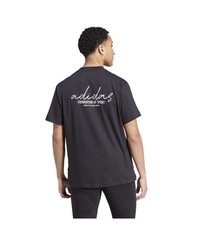 Camiseta adidas Homem Marca Love Black