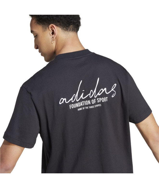 Camiseta adidas Homem Marca Love Black