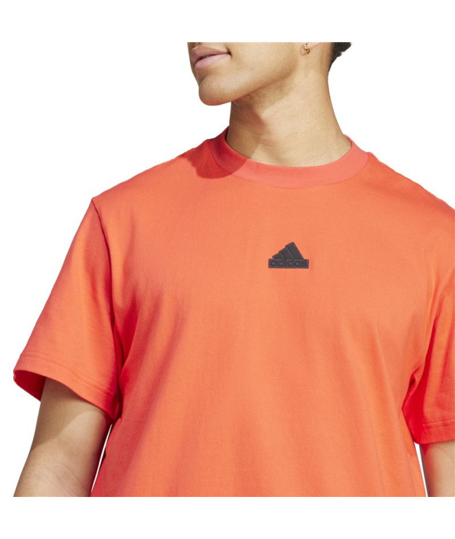 Camiseta adidas Brand Love Hombre Rojo